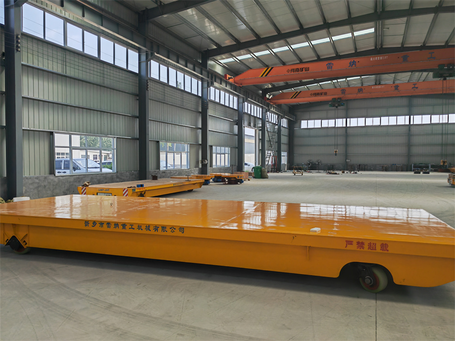 無軌電動平車承載30噸帶雷達防撞07